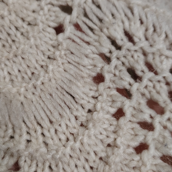 American Eagle Wool Blend Open Knit Sweater Size Small - Picture 7 of 7